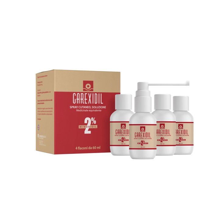 Carexidil 2% Soluzione Cutanea 4x60ml
