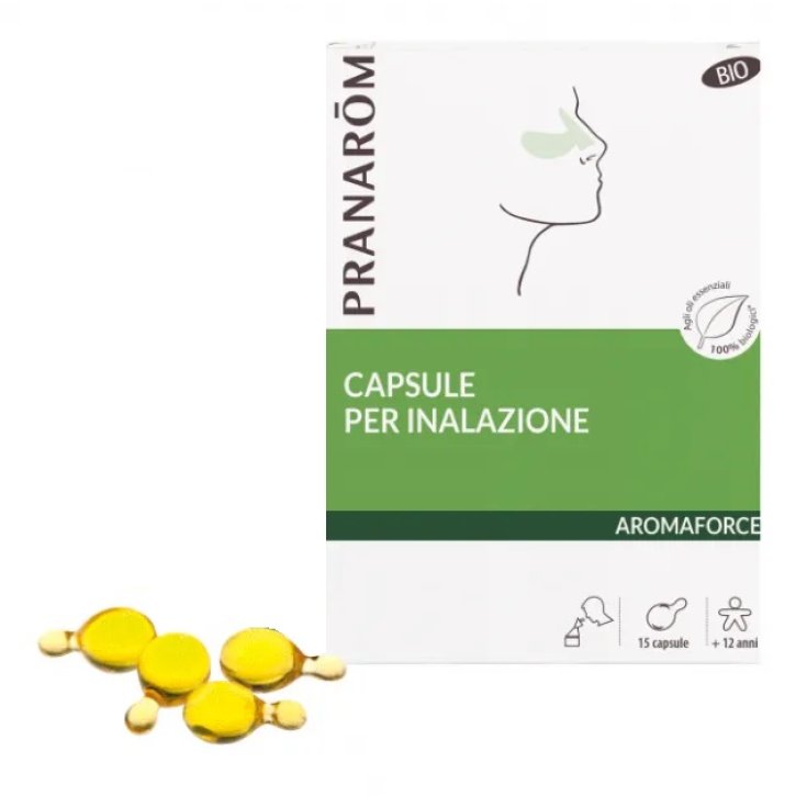 Capsule per Inalazione AromaForce Pranar&otilde;m 15 Capsule