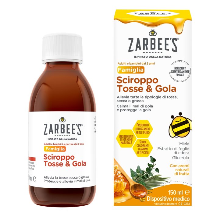 Sciroppo Tosse e Gola&nbsp;Zarbee's 150ml
