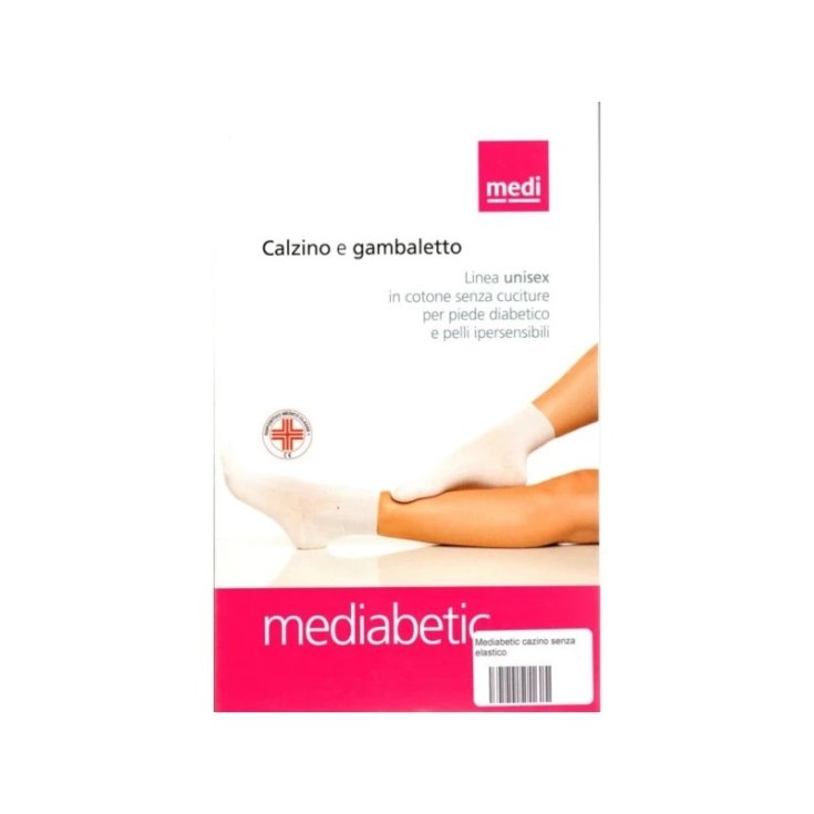 Gambaletto Bianco Tg.S (35-38) Mediabet Medi 5000