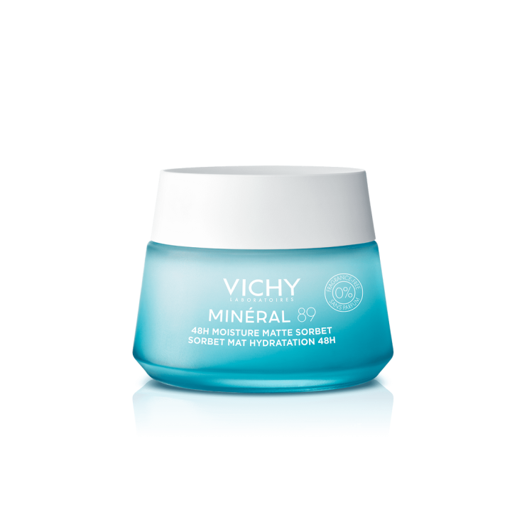 Vichy Min&eacute;ral 89 Gel Sorbetto Idratante 48H Effetto Mat per pelli miste e grasse 50ml