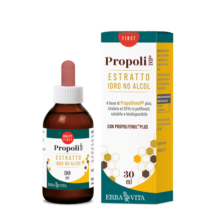 Propoli Evsp&reg; Estratto Idro No Alcol Erba Vita 30ml