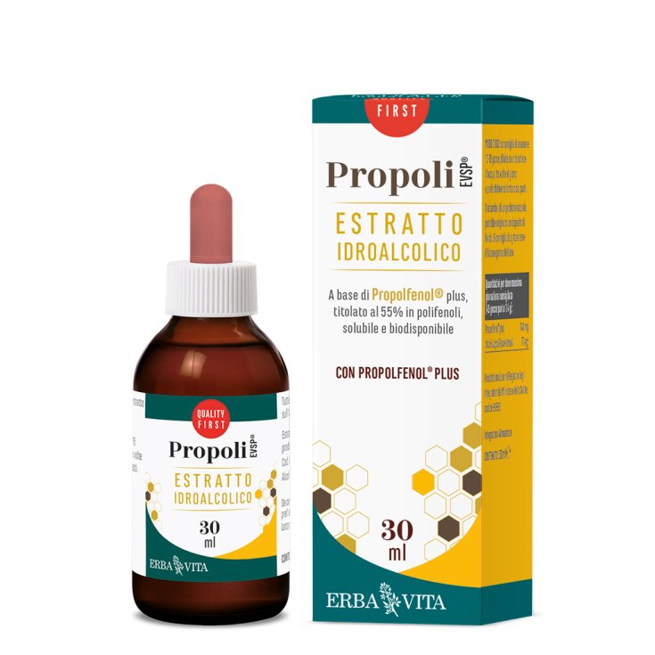 Propoli Evsp&reg; Estratto Idroalcolico Erba Vita 30ml