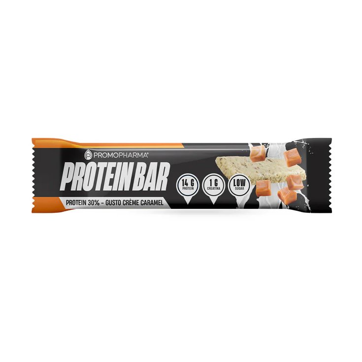 Protein Bar 30% - Cr&egrave;me Caramel PROMOPHARMA&reg; 45g