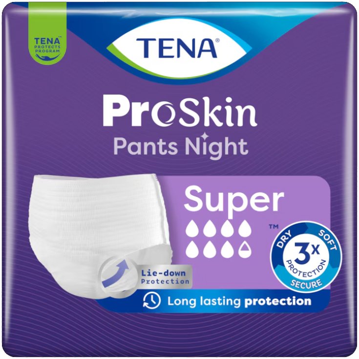 TENA&reg; ProSkin Pants Night Super L 10 Pezzi
