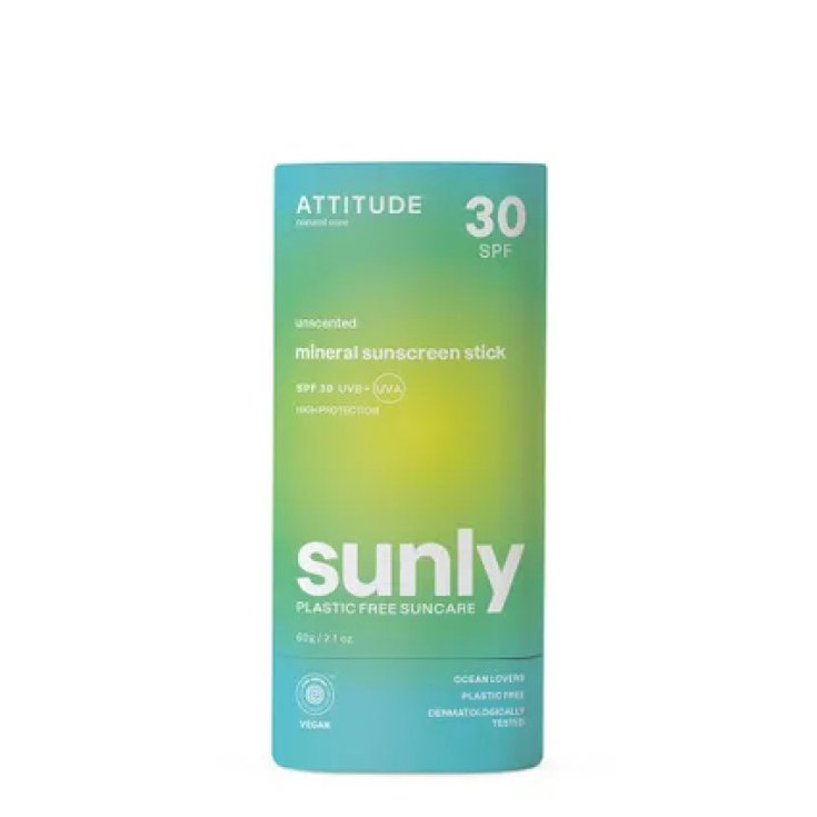 Sunly Crema Solare Senza Profumo SPF30 Attitude&trade; 60g