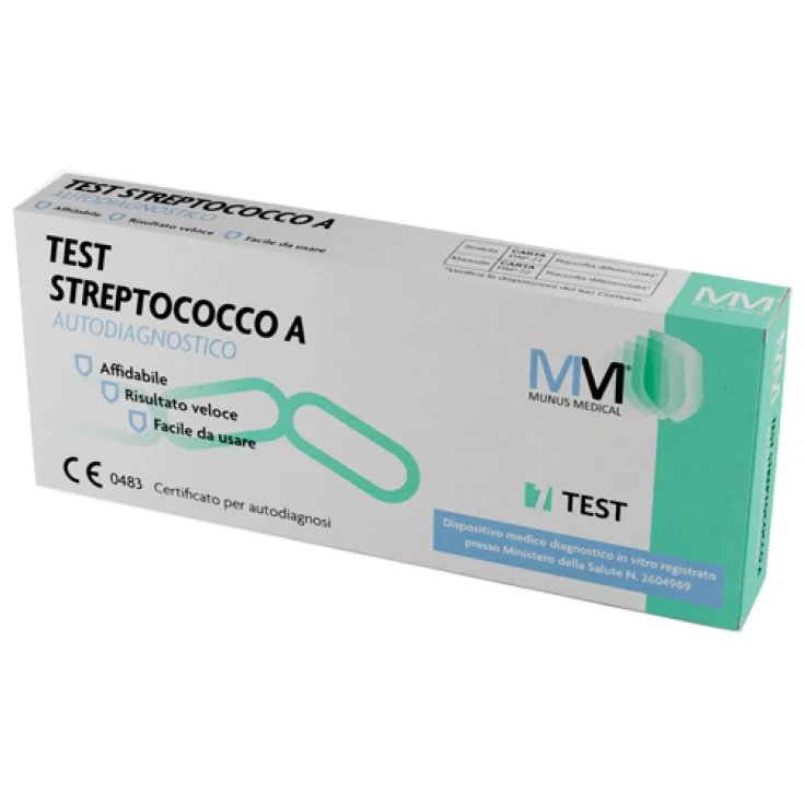Test Streptococco A Autodiagnostico&nbsp;Munus Medical