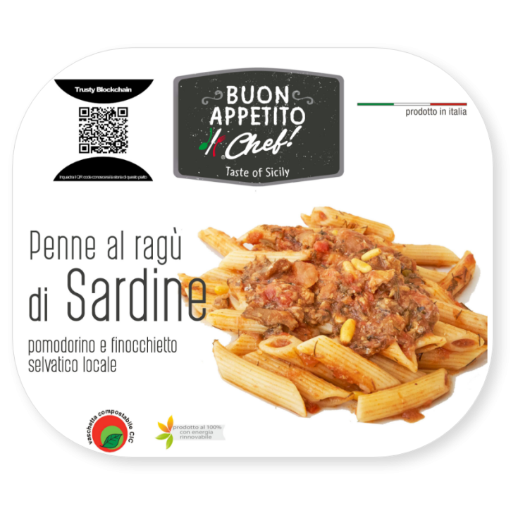 Penne Al Rag&ugrave; Di Sardine Buon Appetito Chef 300g