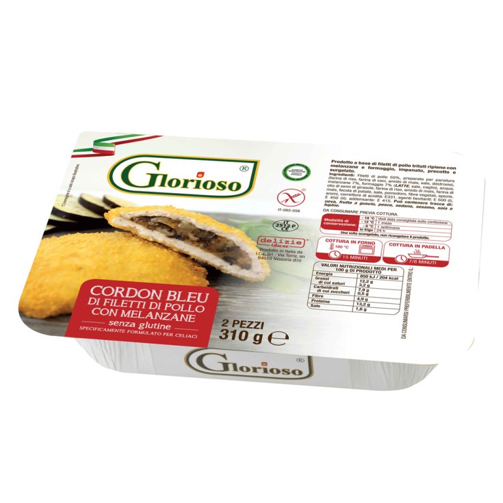 Cordon Bleu Filetti Pollo Melanzane Surgelato Glorioso&reg; 310g