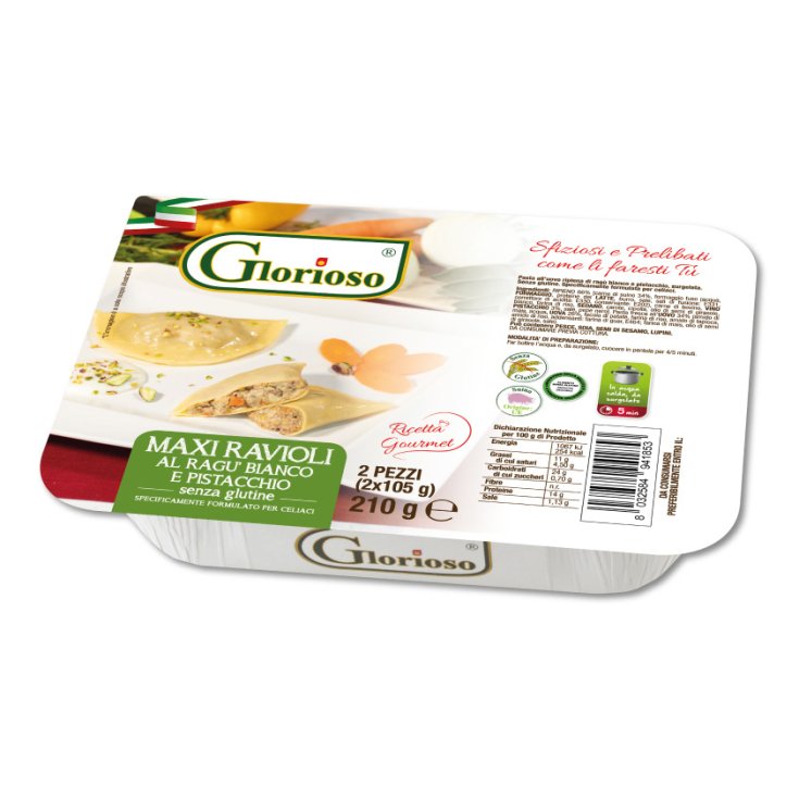 Maxi Ravioli Ragu' Bianco/Pistacchio Glorioso&reg; 210g