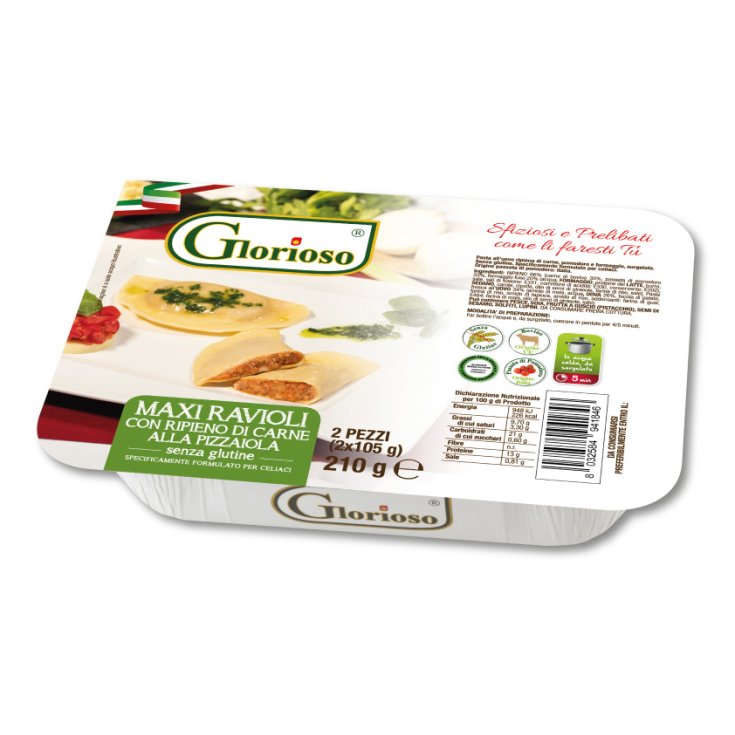 Maxi Ravioli Ripieno Carne Pizzaiola Glorioso&reg; 210g