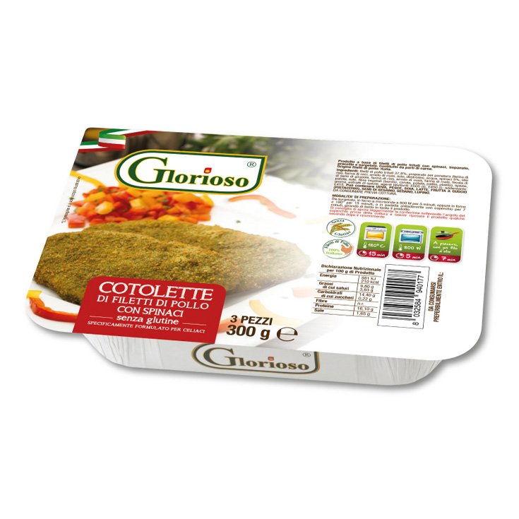 Cotoletta Filetti Pollo Spinaci Glorioso&reg; 300g