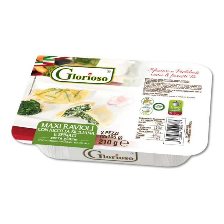 Maxi Ravioli Ricotta Siciliana/Spinaci Glorioso&reg; 210g