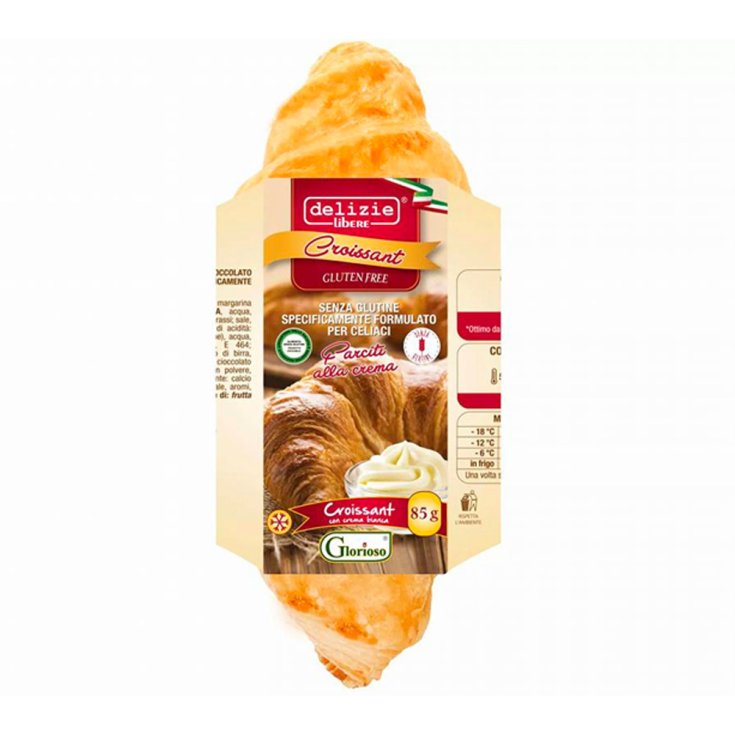 Croissant Crema Bianca Surgelato Delizie Libere 85g