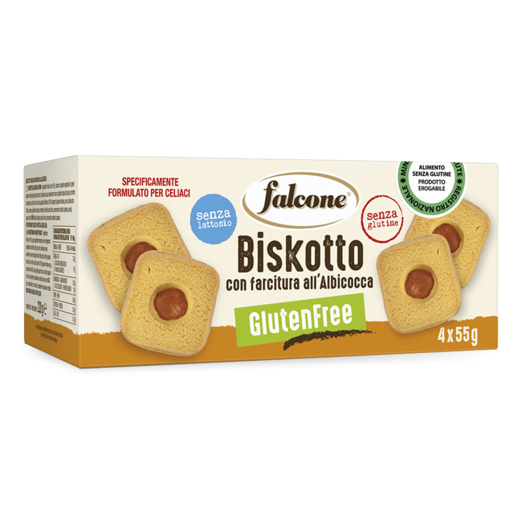 Biskotto All'Albicocca GlutenFree Falcone&reg; 4x55g