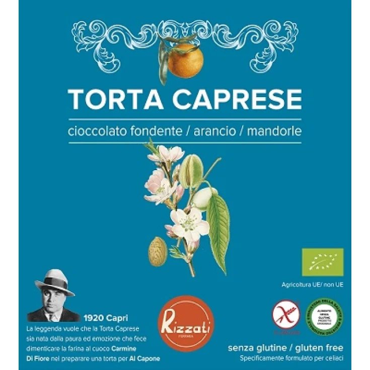 Torta Caprese Cioccolato Fondente Bio Rizzati 150g