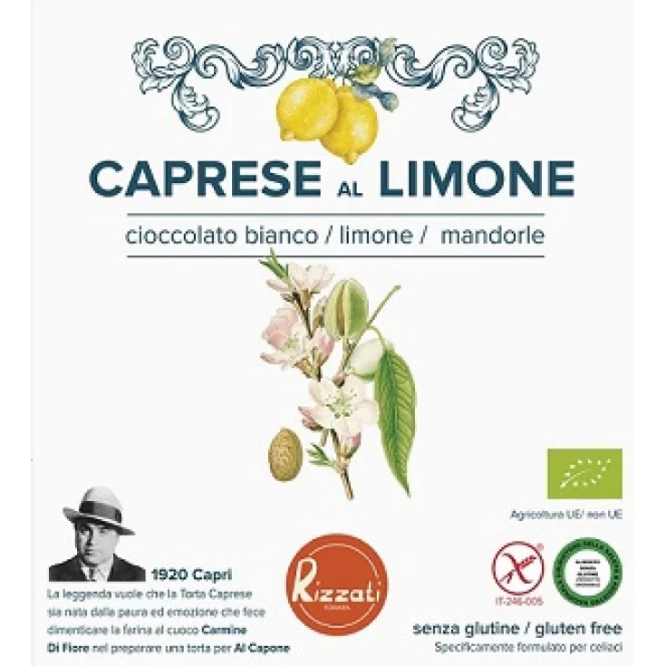 Torta Caprese Cioccolato Bianco E Limone Rizzati 150g