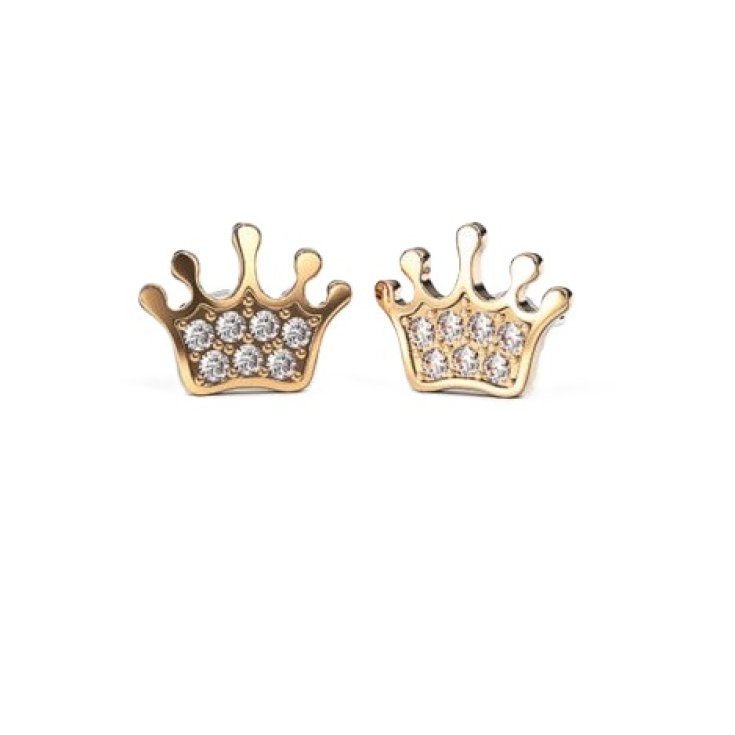 Orecchini&nbsp;BJT 707 Baby Crown Rose 14GP&nbsp;