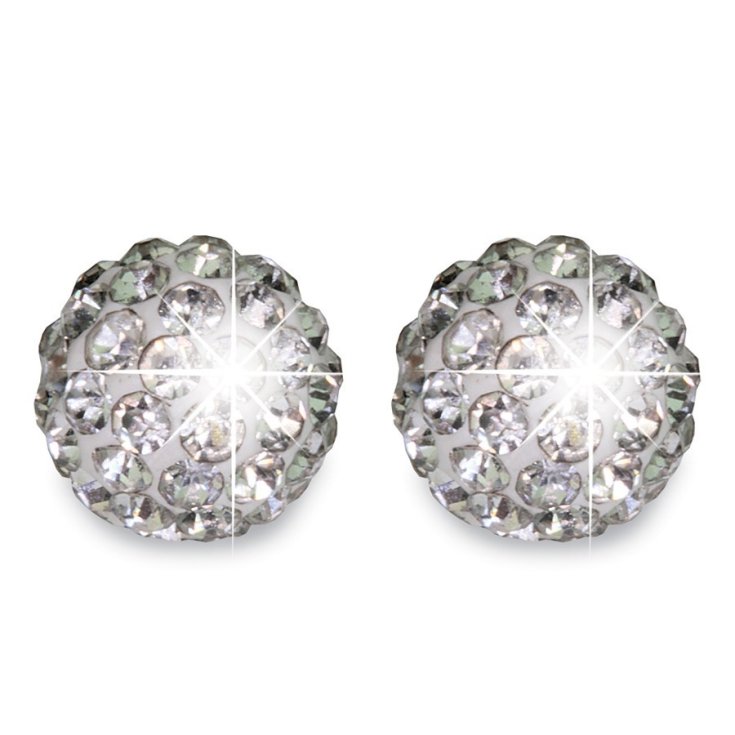Orecchini&nbsp;BJT 0080 White Crystal Ball 8mm