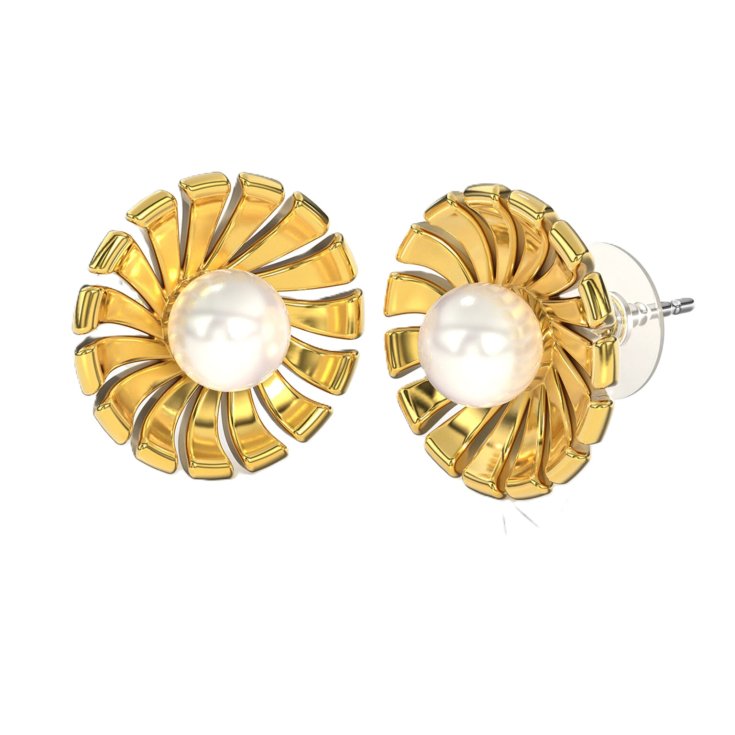 Orecchini&nbsp;BJT 303&nbsp;Aghata Perla 16mm
