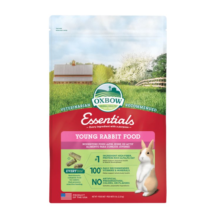 Essentials Young Rabbit Food&nbsp;Oxbow 2,27Kg
