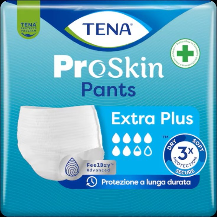 Pants Extra Plus Tg.M TENA&nbsp;ProSkin 10 Pezzi
