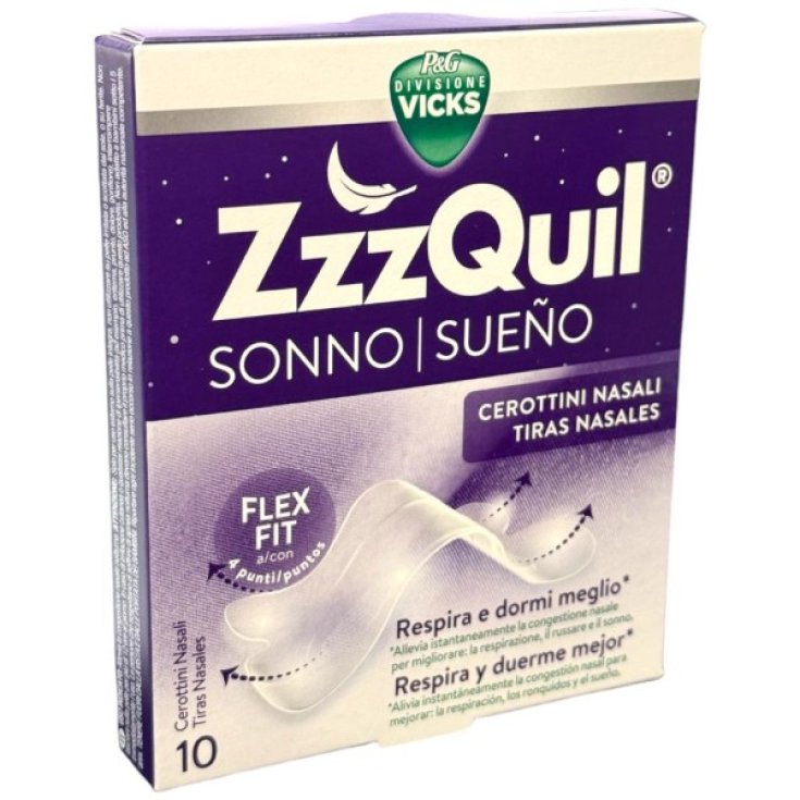 Strip Nasali&nbsp;ZzzQuil 10 Pezzi
