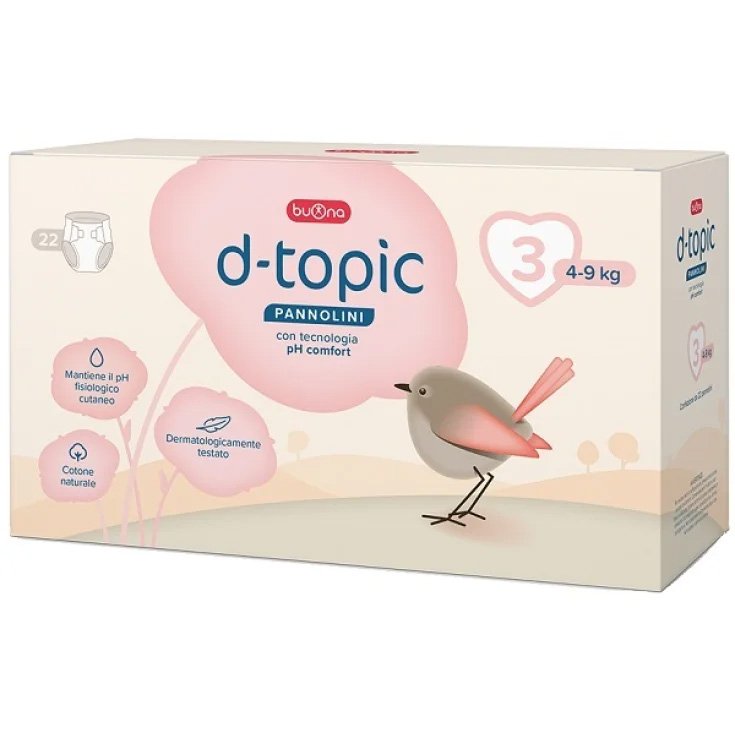 D-Topic Pannolini 3 Buona&reg; 22 Pezzi