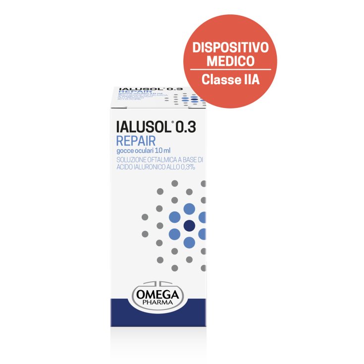 Ialusol&reg; 0.3 Repair Gocce Oculari Omega Pharma 10ml