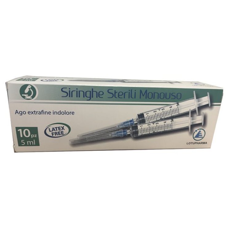 Siringhe Sterili Monouso 5ml 10 Pezzi