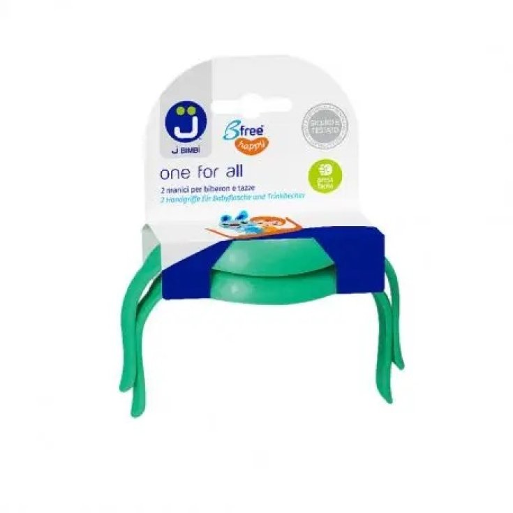Manici per Biberon e&nbsp;Tazze Verde One For All J Bimbi