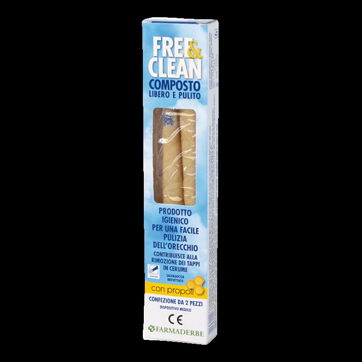 Free&Clean Composto Coni Auricolari 6 Pezzi