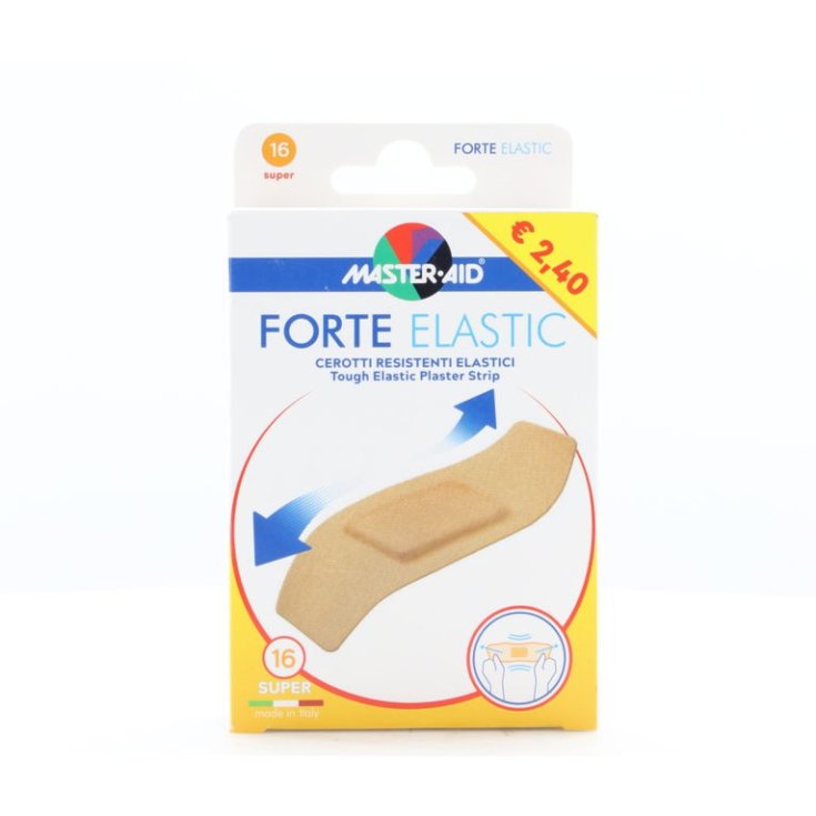 Cerotti Forte Elstic Tg.Super M&bull;Aid 16 Pezzi