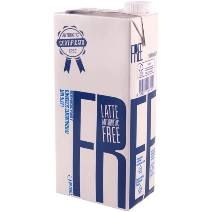 Latte&nbsp;UHT Parzialmente Scremato Senza Antibiotico 1000ml
