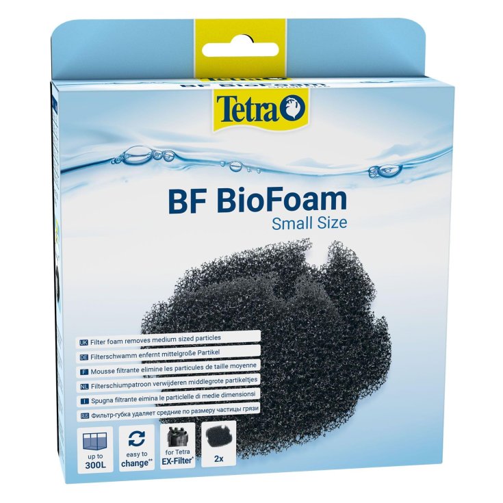 BF BioFoam Spugna Filtro S Tetra 1 Pezzo