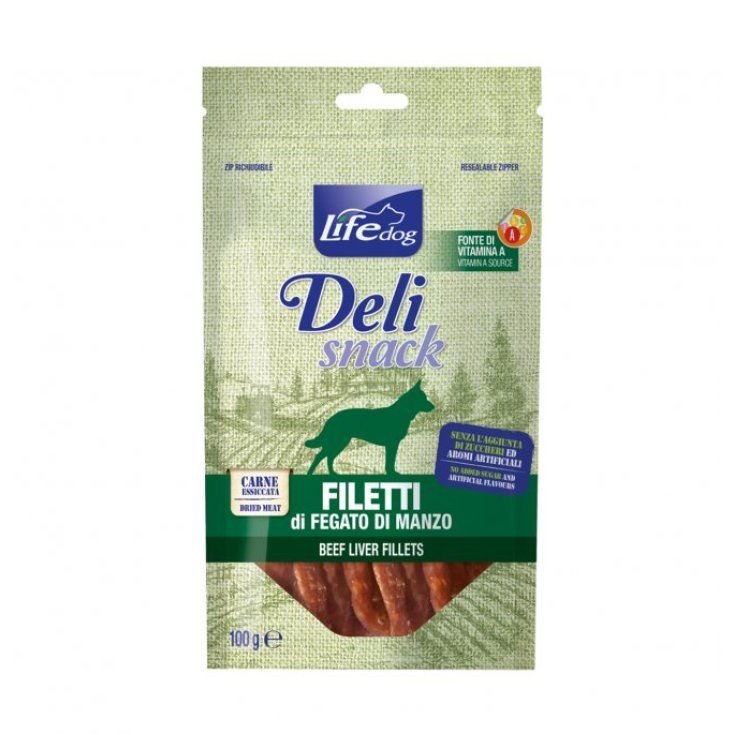 Filetto Essiccato di Fegato di Manzo Proteico Life Dog 100g