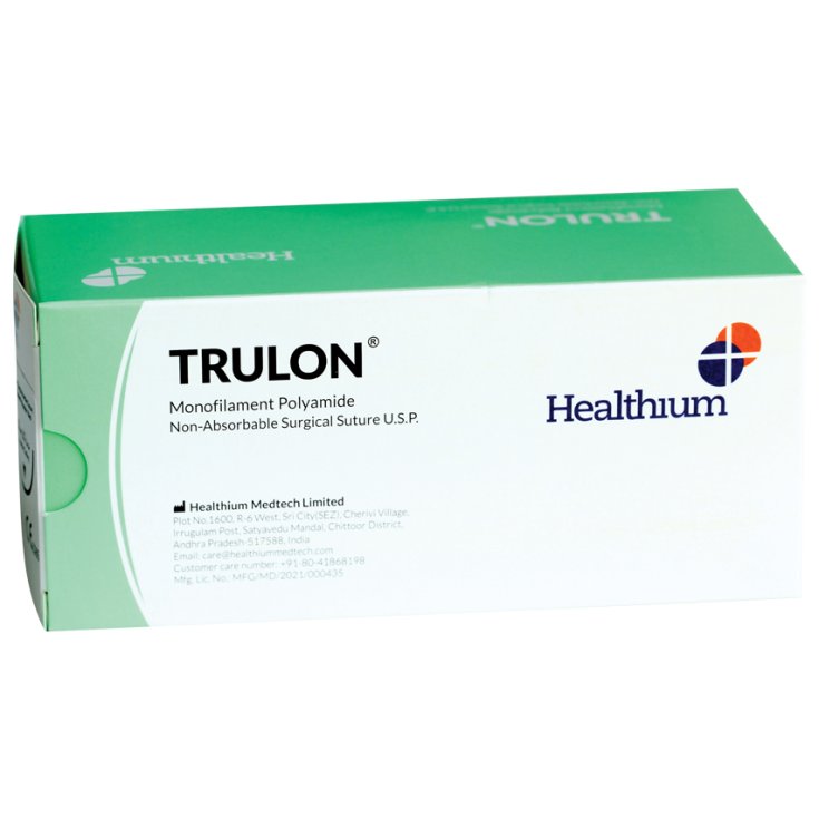 TRULON&reg; Filo Sutura Blu 12 Pezzi