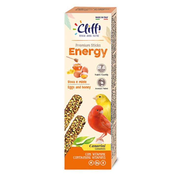 Sticks Canarini Con Uova E Miele &ldquo;Energy&rdquo; Cliffi 60g