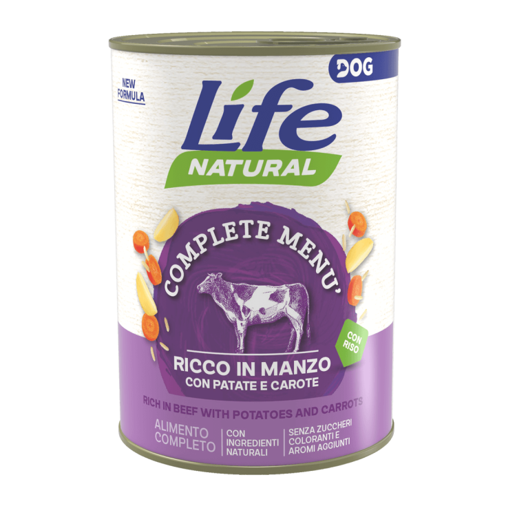 Manzo Patate E Carote Life Natural 400g