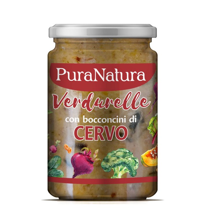 Verdurelle Con Bocconcini Di Cervo PuraNatura 300g
