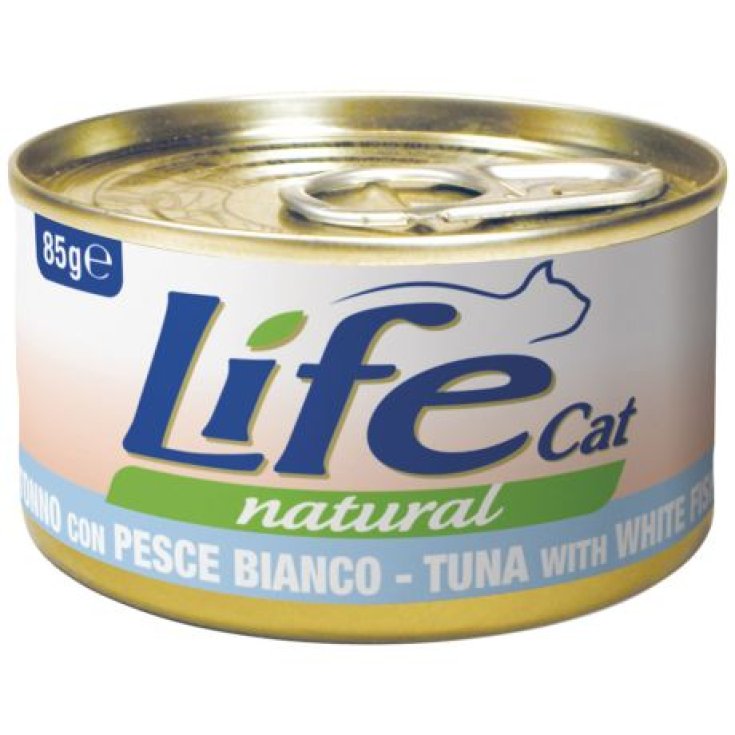 Tonno con Pesce Bianco Life Cat Natural 85g