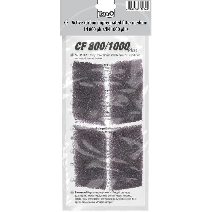 Tetra CF 800/1000 Plus Spugna Filtrante al Carbone Attivo
