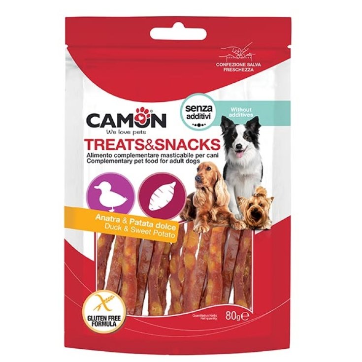 Stick con Anatra e Patata Dolce Camon 14 Pezzi 80g