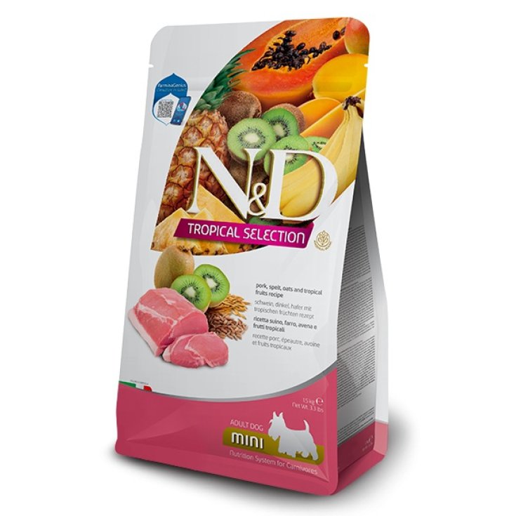 Adult Mini Dog Tropical Selection Pork N&D 1,5kg