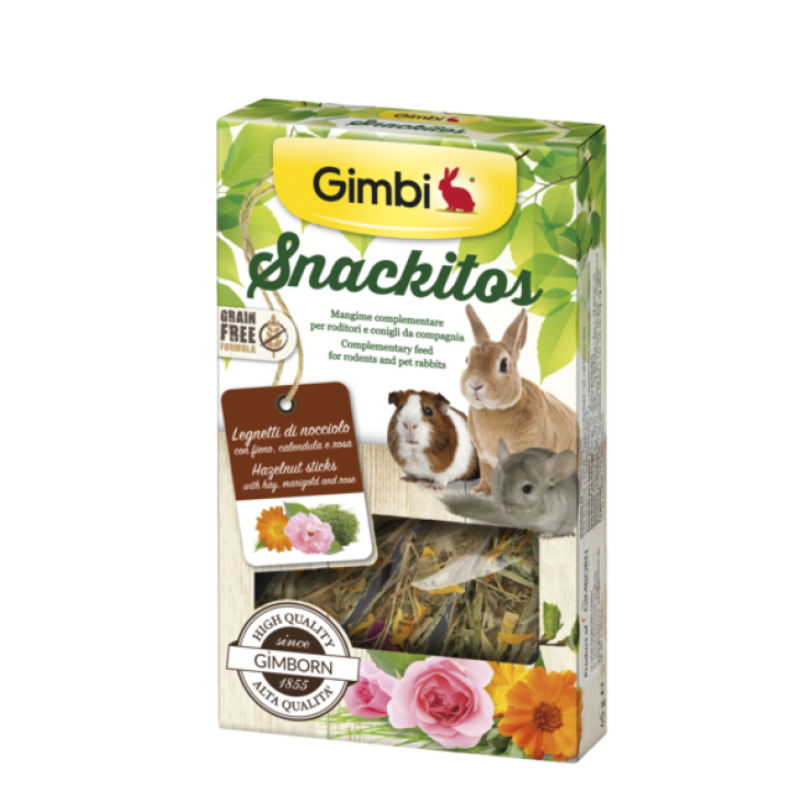 Snackitos Legnetti Di Nocciolo Gimbi 45g