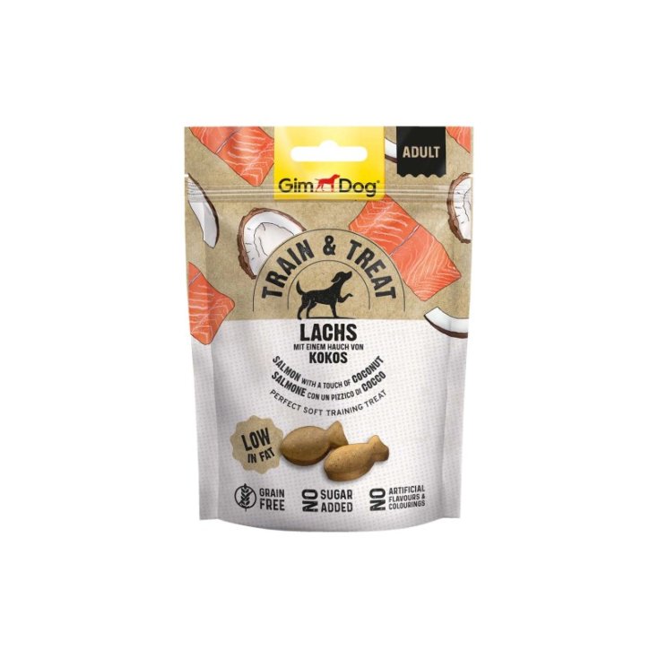 Train & Treat Salmone & Cocco Gimdog 125g