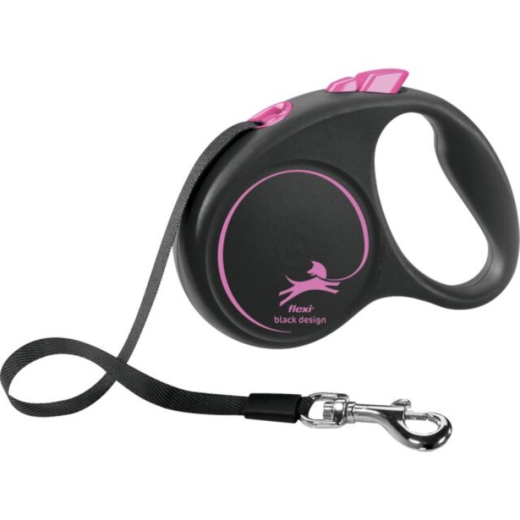 Flexi Black Design Rosa 5m L Trixie 1 Pezzo