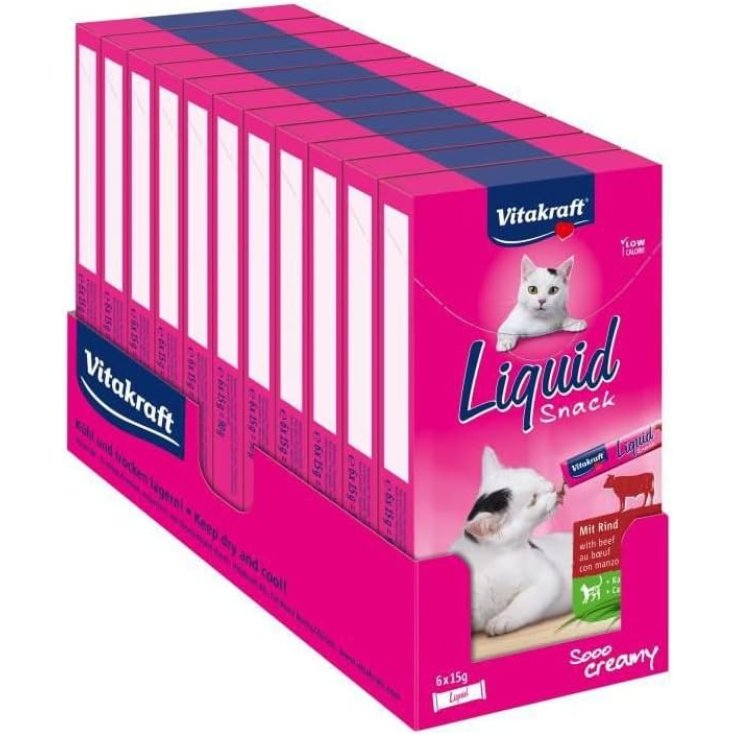 Cat Liquid Snack Vitakraft 16x15g Multipack