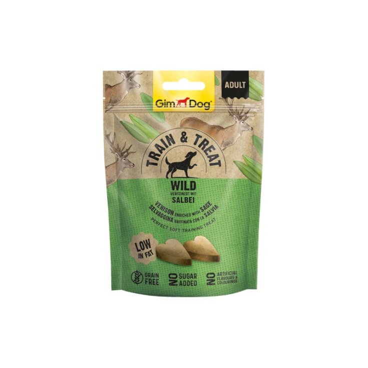 GimDog Train&Treat Con Selvaggina E Salvia Gimborn 125g