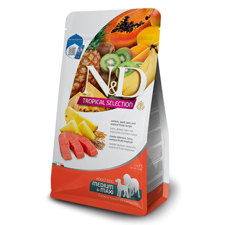 N&D Tropical Selection Dog Adult Salmon Medium & Maxi Farmina 10kg